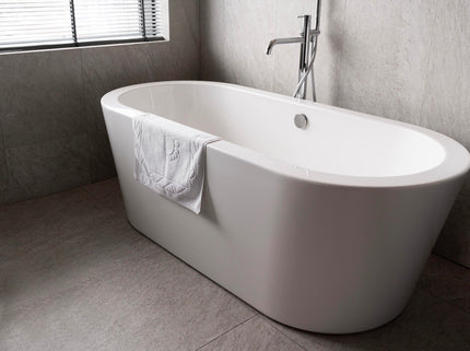Oval Double Ended solid surface resin tub
